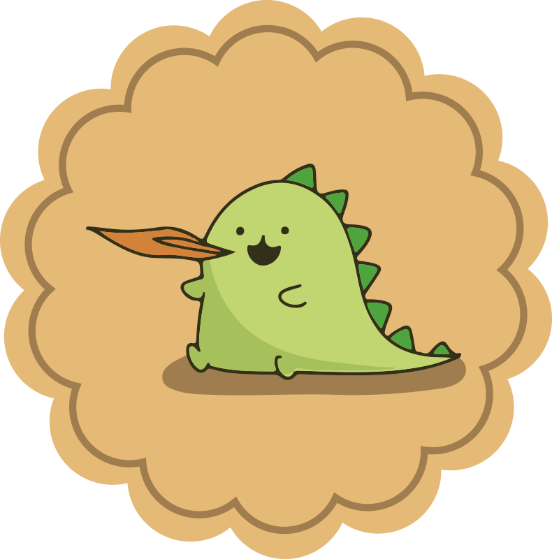 Alfombra de vinilo infantil Dinosaurio dibujos - TenVinilo