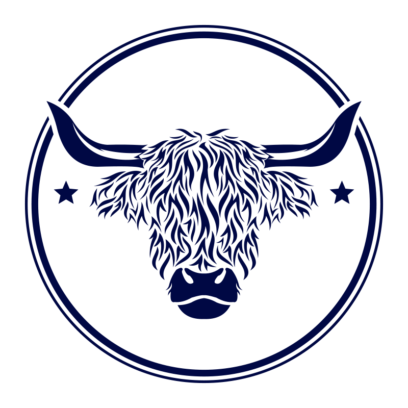 Aflombra vinílica animales vaca de las tierras altas - TenVinilo