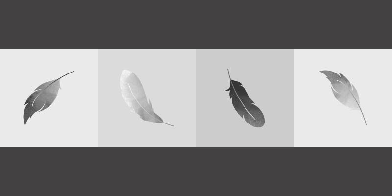 Alfombra vinílica moderna de plumas - TenVinilo