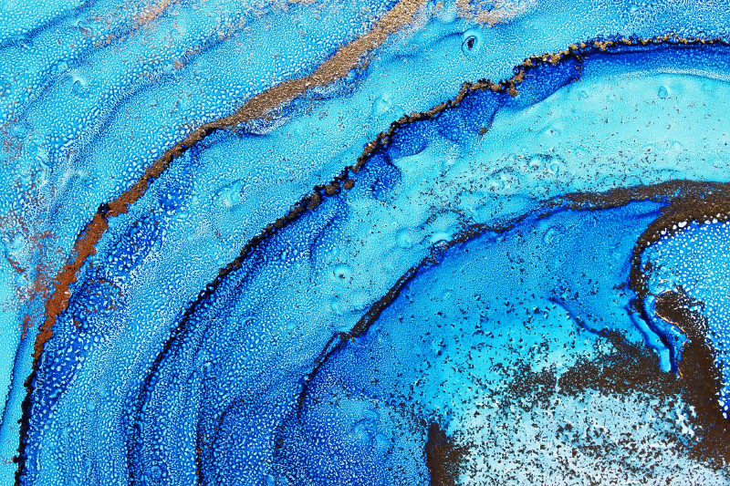 Alfombra vinílica textura azules abstractos - TenVinilo