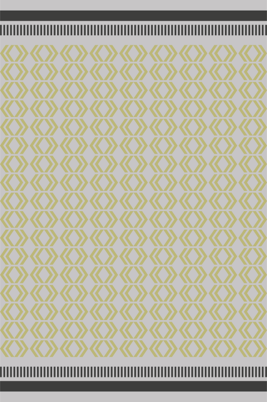 Alfombra vinílica salón marco de panal - TenVinilo