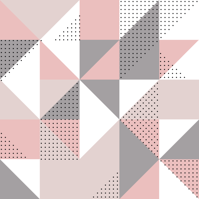 Alfombra vinílica comedor nórdica triángulos pastel - TenVinilo