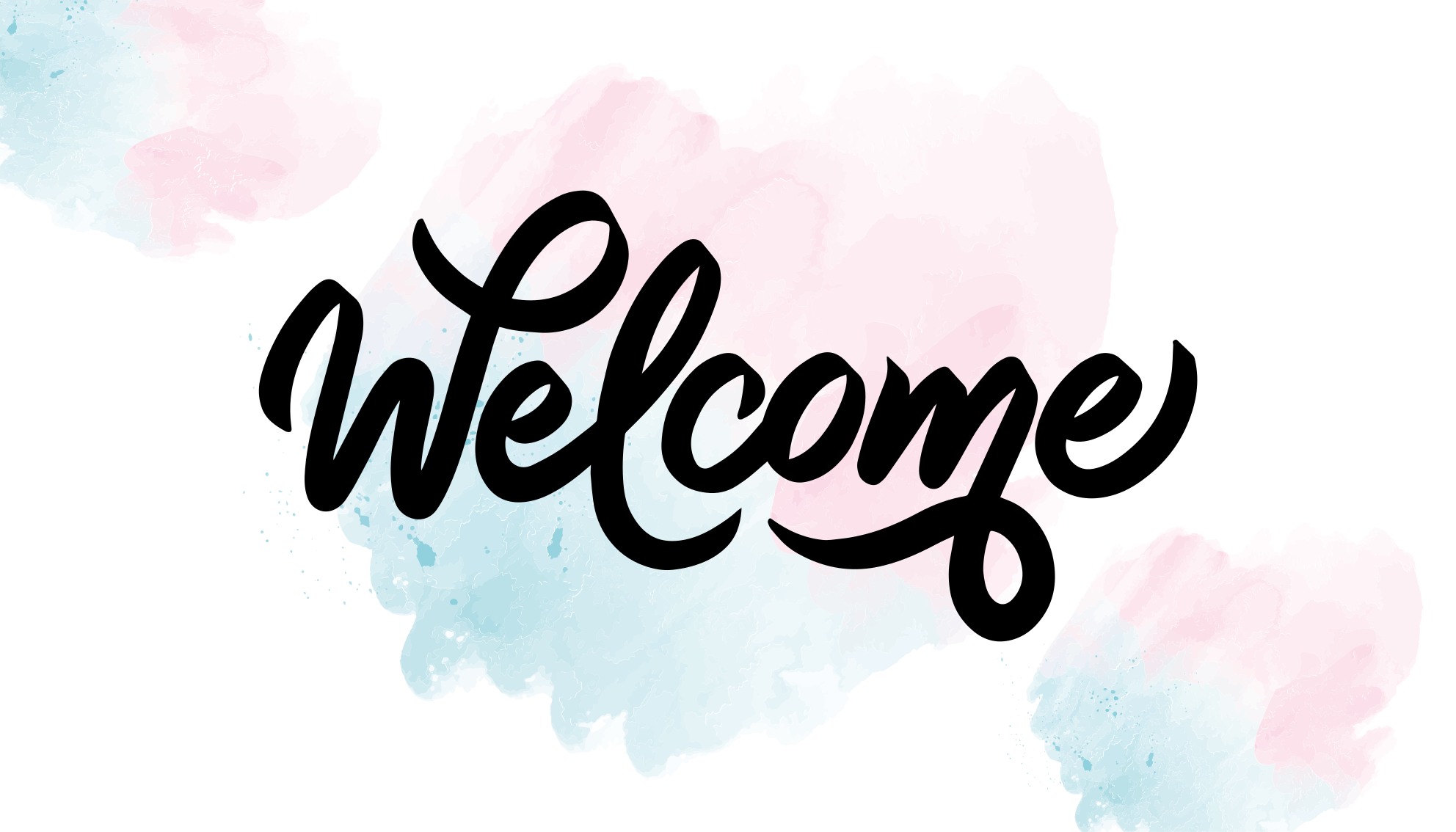 Alfombra vinílica recibidor acuarela bienvenida - TenVinilo