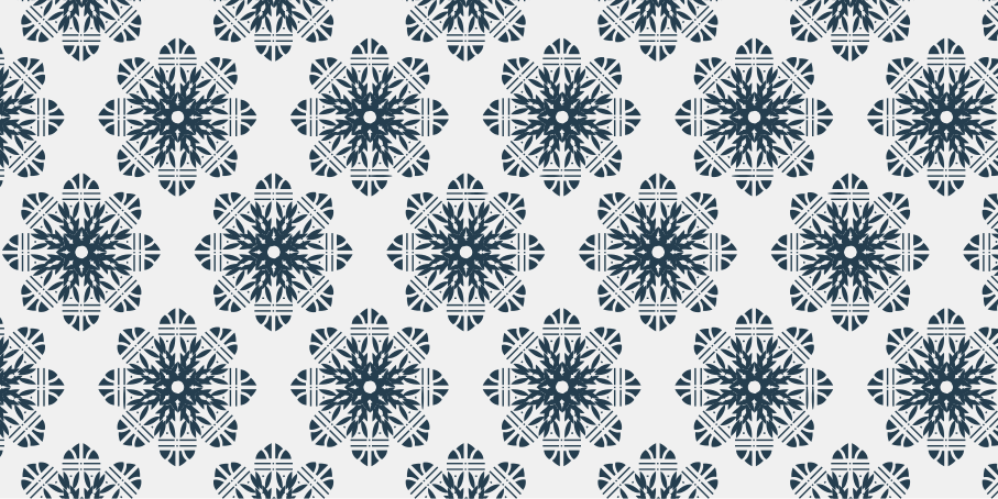 Alfombra vinílica navidad copo de nieve intrincado - TenVinilo