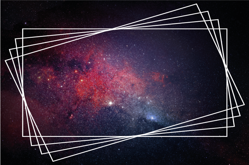 Alfombra vinílica moderna patrones de nebulosas cósmicas - TenVinilo