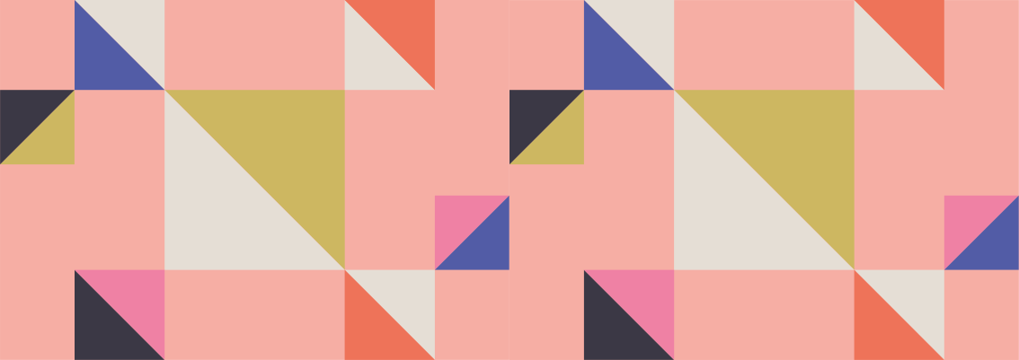 Alfombra vinílica geométrica triángulos modernos - TenVinilo