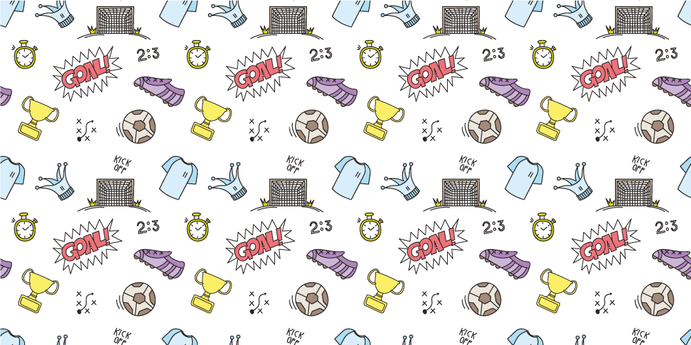 Alfombra vinílica juegos tema de símbolos deportivos - TenVinilo