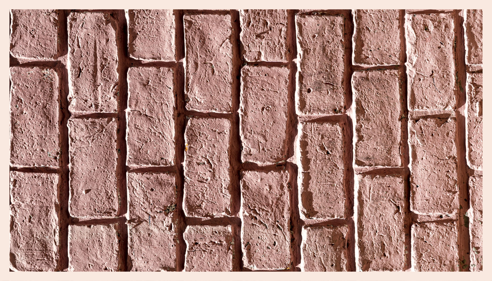 Alfombra vinílica imitación piedra patrón ladrillo rústico - TenVinilo