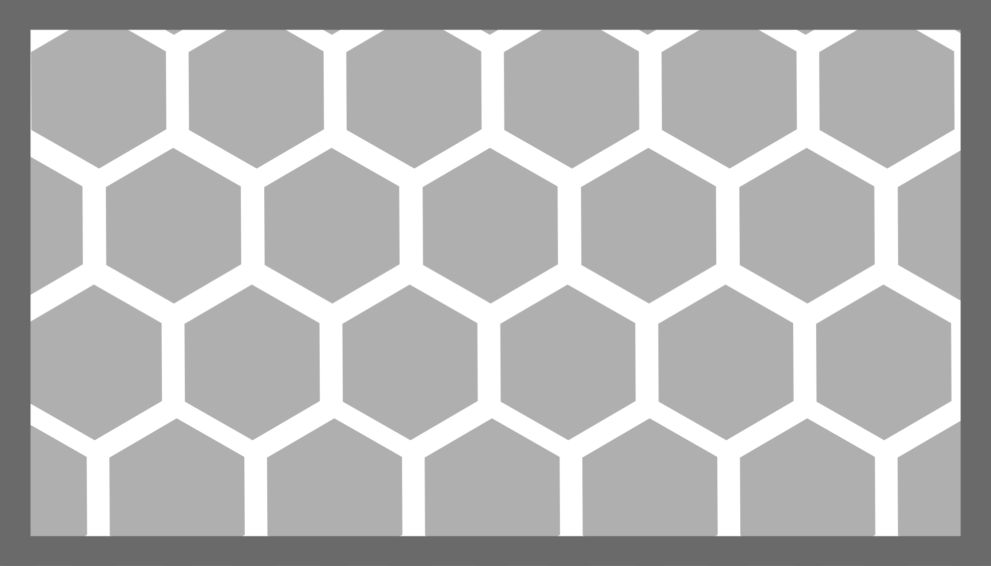 Alfombra de vinilo geométrica Pentágonos figuras geométricas blan - TenVinilo