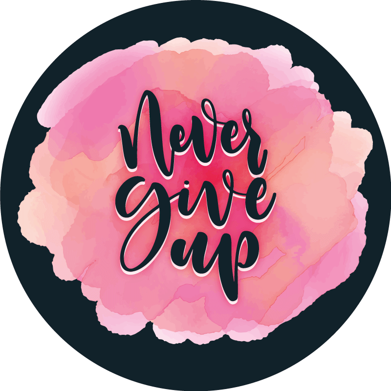 Alfombra vinílica con frase perseverar sin descanso - TenVinilo