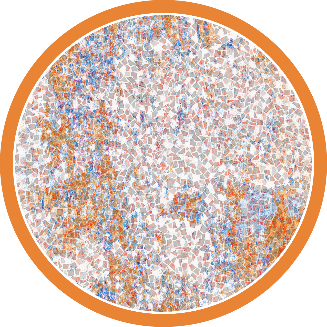 Alfombra vinilo cocina Textura de mosaico gris porcelana - TenVinilo