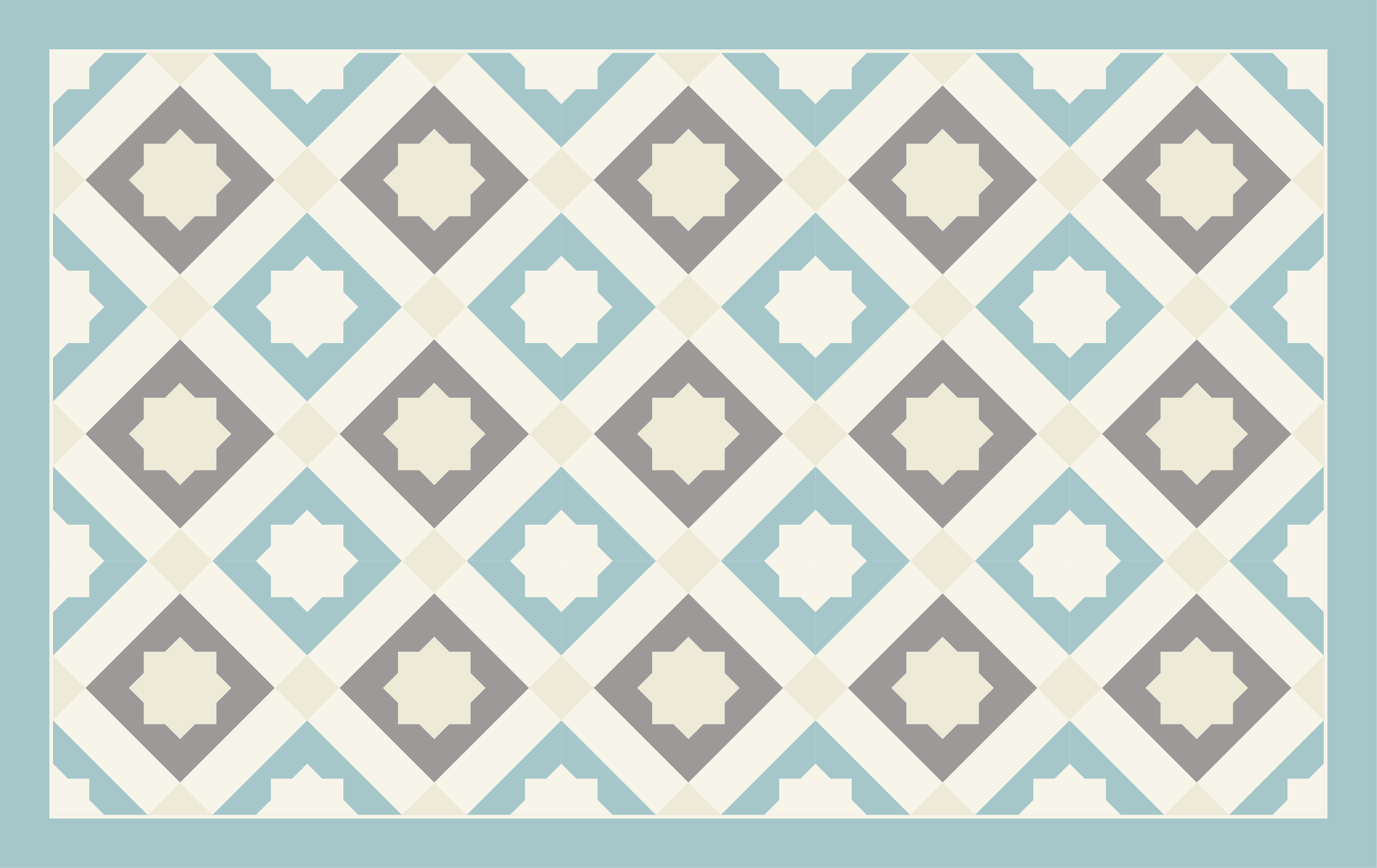 Alfombra vinílica hidráulica elegante motivo de estrella - TenVinilo