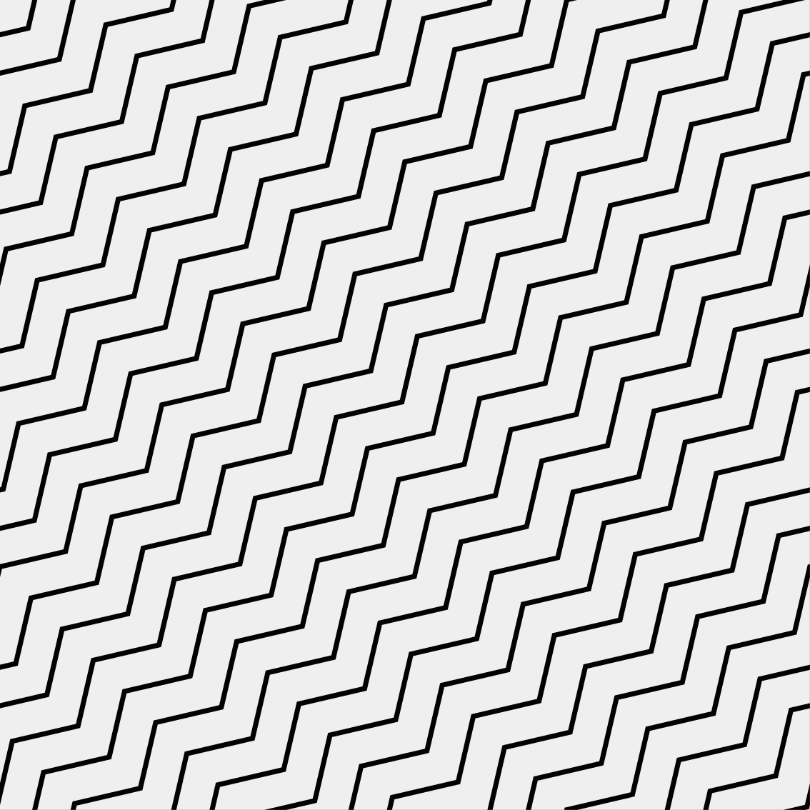 Alfombra vinílica geométrica zigzag tendencia - TenVinilo