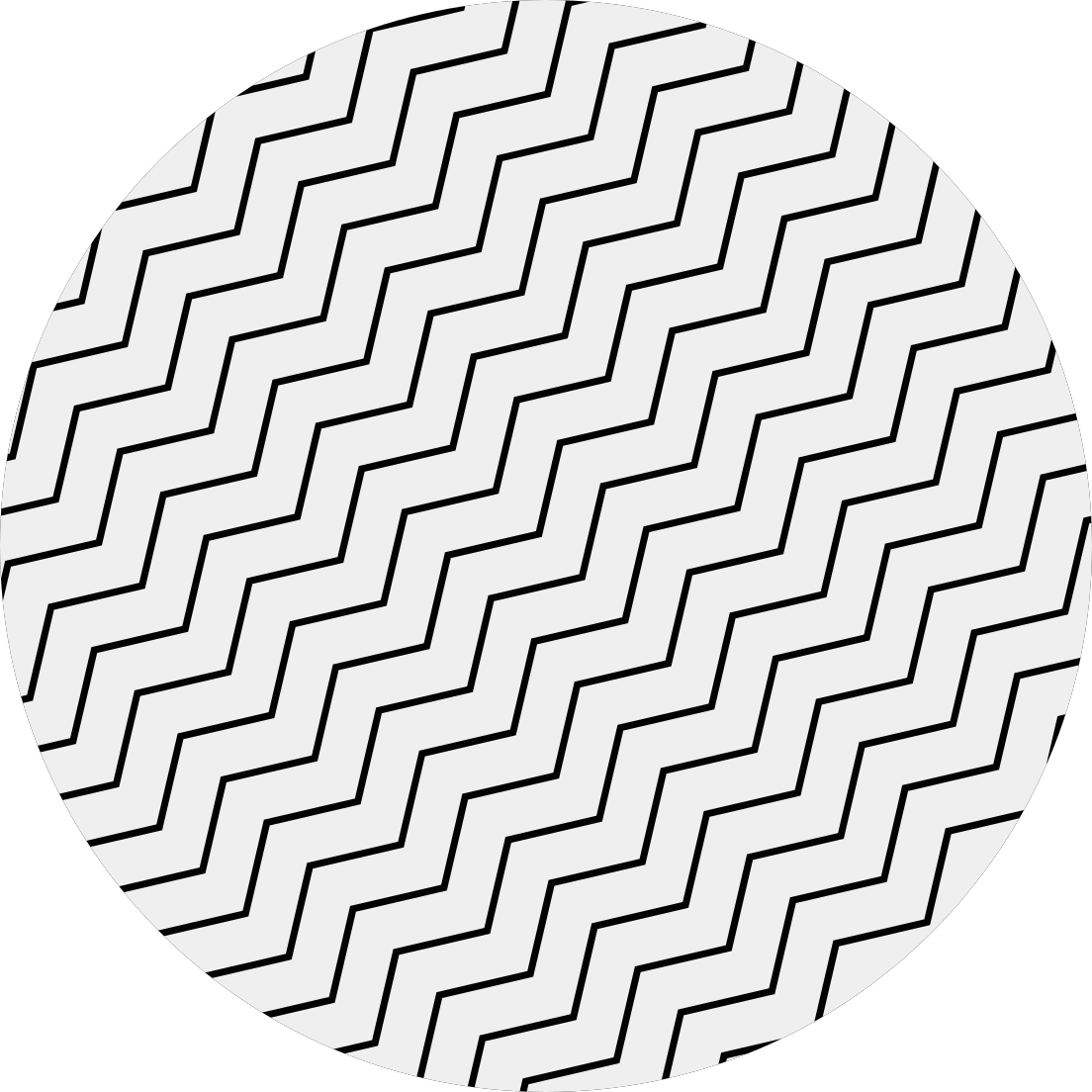 Alfombra vinílica geométrica zigzag elemento - TenVinilo