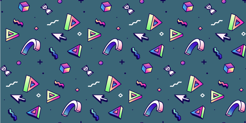 Alfombra vinílica imitación salpicadura de color geométrica - TenVinilo