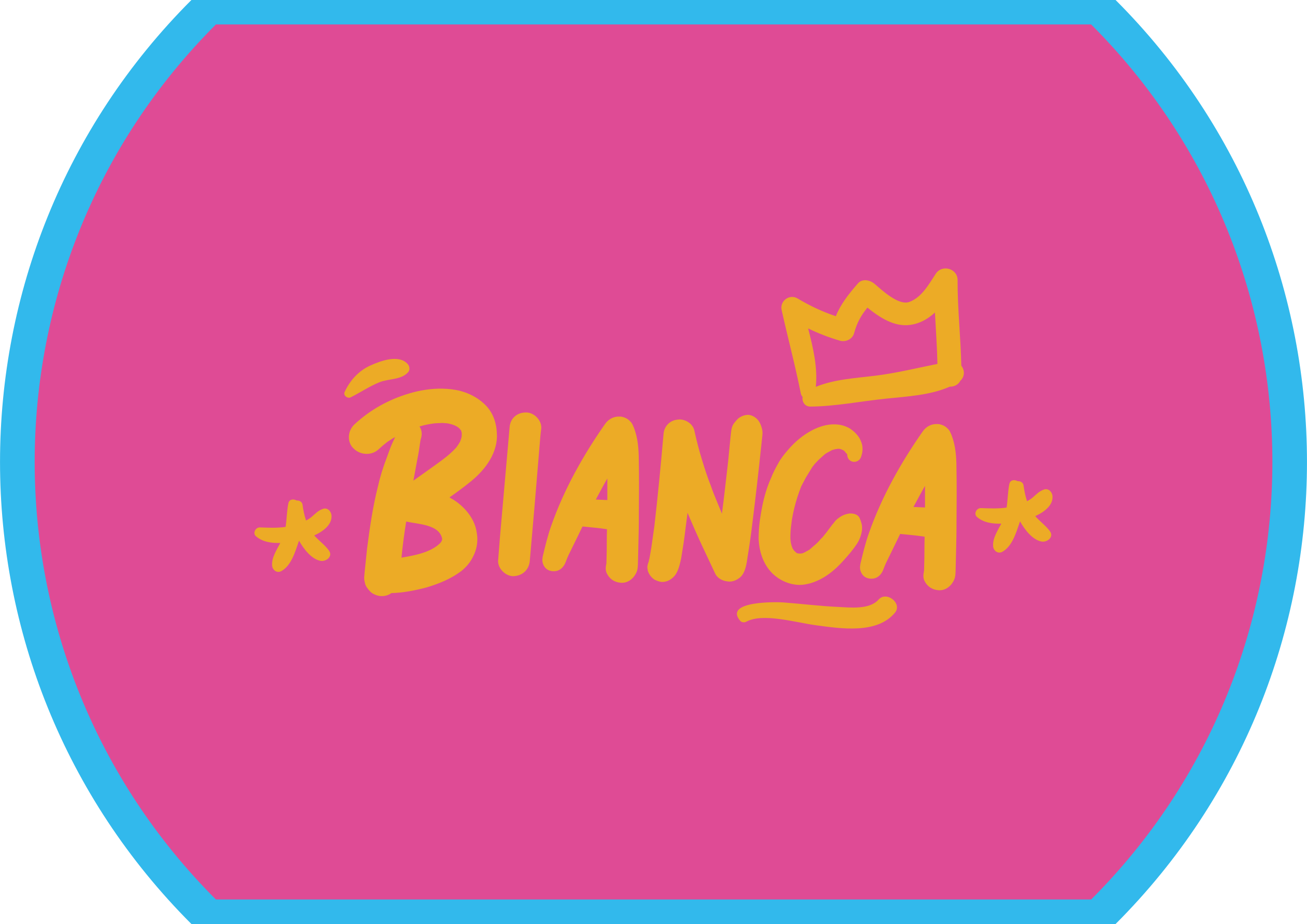 Alfombra vinílica personalizable con borde azul y nombre - TenVinilo