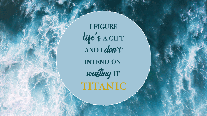 Alfombra vinílica con frase la vida es un regalo - TenVinilo