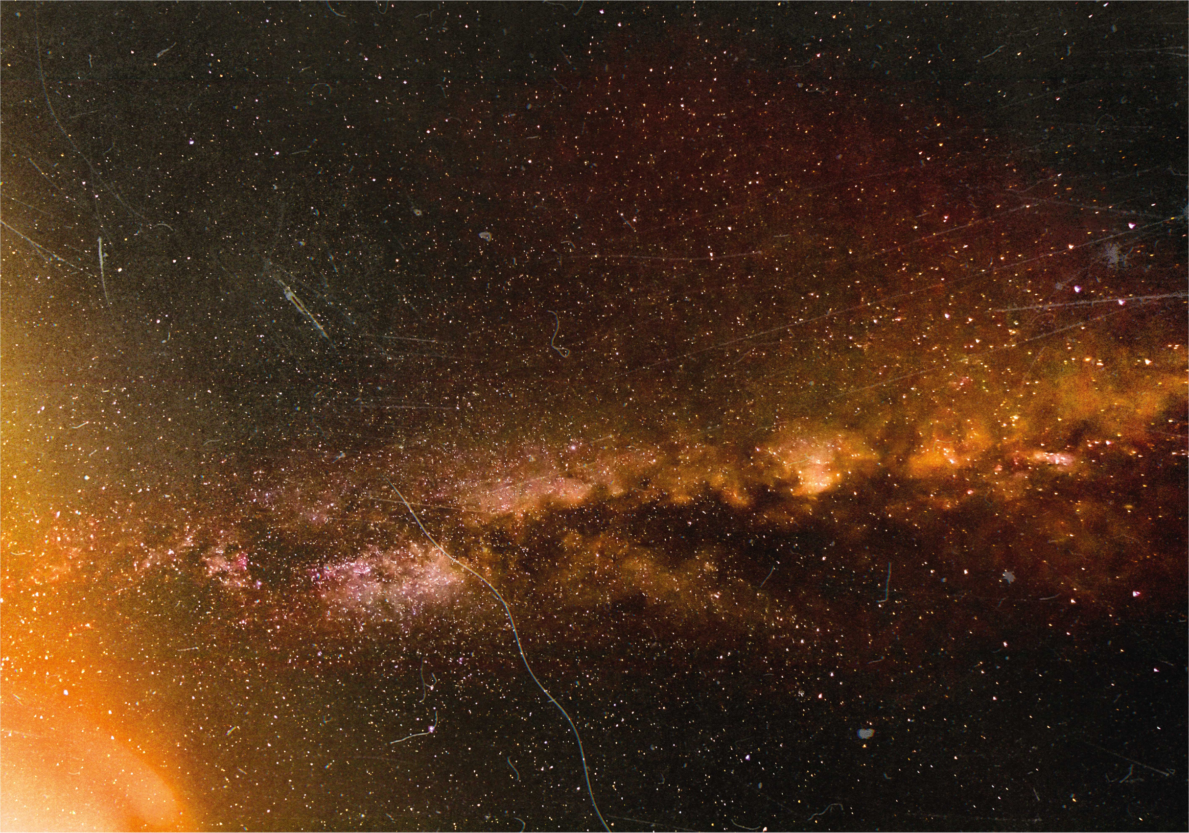 Alfombra vinílica estrellas vista de la galaxia cósmica - TenVinilo