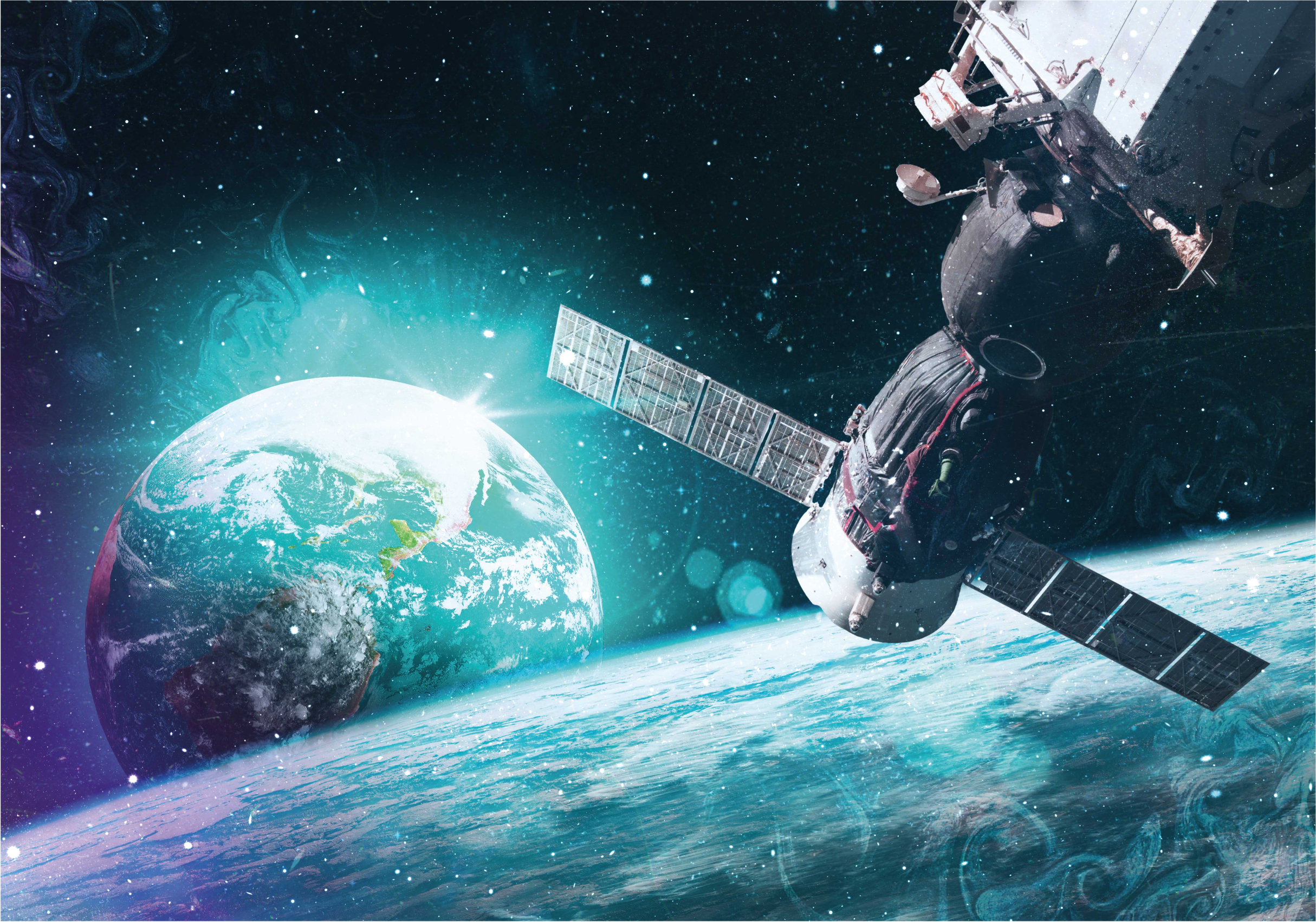 Alfombra vinílica estrellas exploración del viaje galáctico - TenVinilo