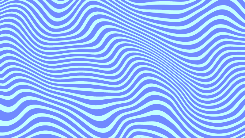 Alfombra vinílica geométrica olas azules que fluyen - TenVinilo