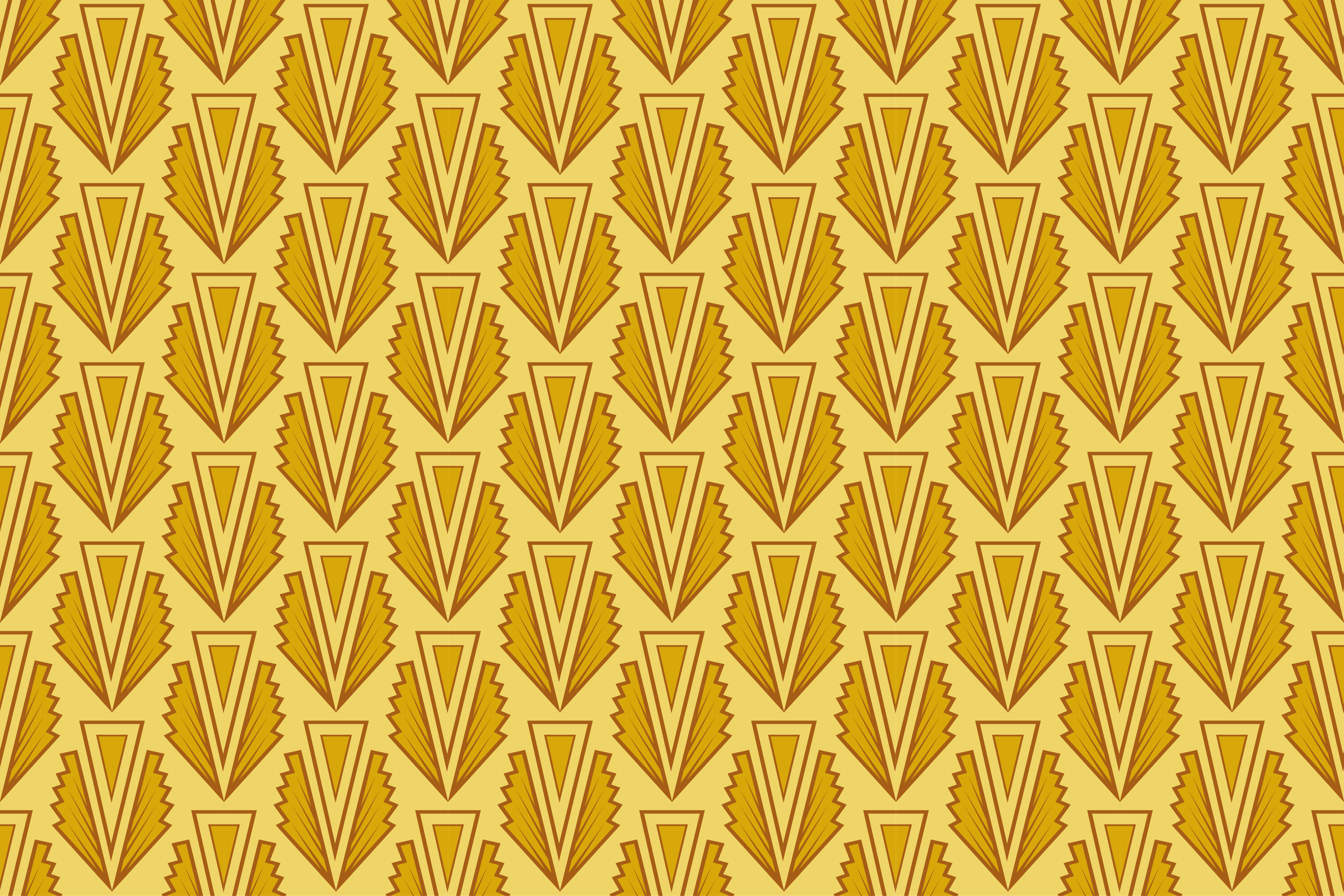 Alfombra vinílica mosaico patrón geométrico amarillo - TenVinilo