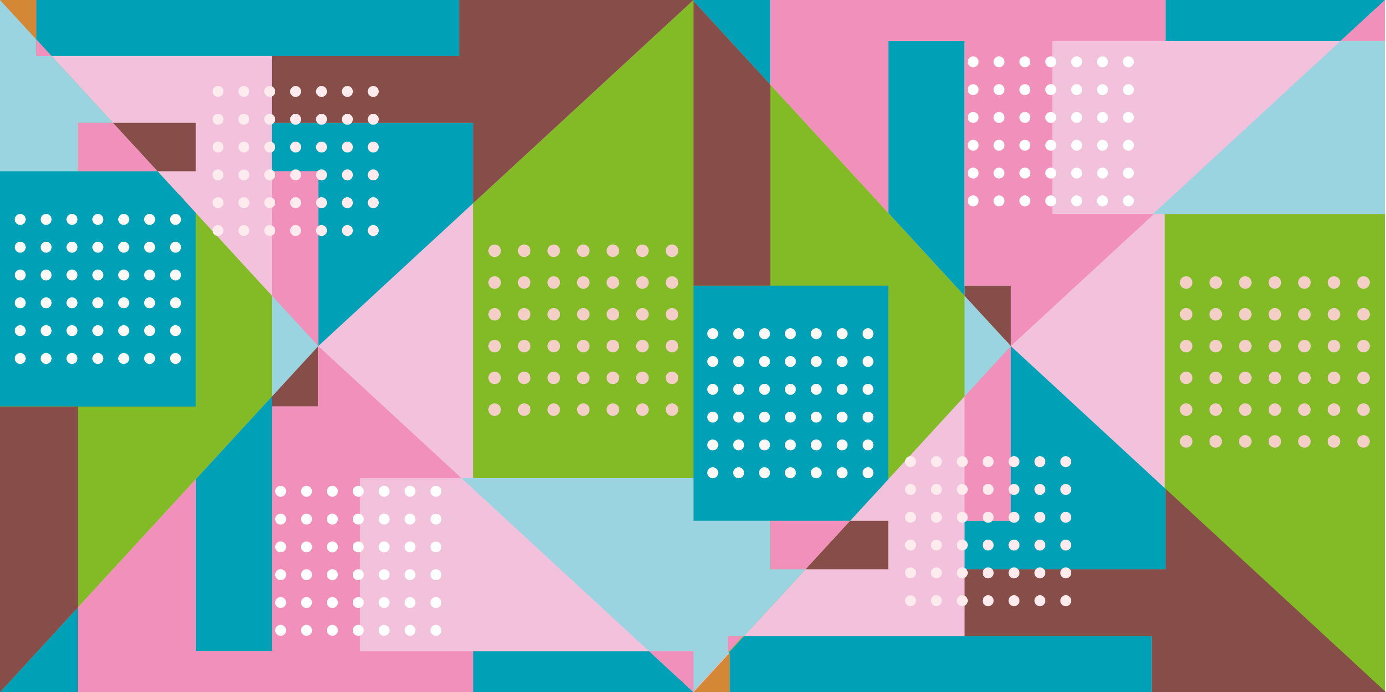 Alfombra vinílica salón Patrón geométrico pastel - TenVinilo