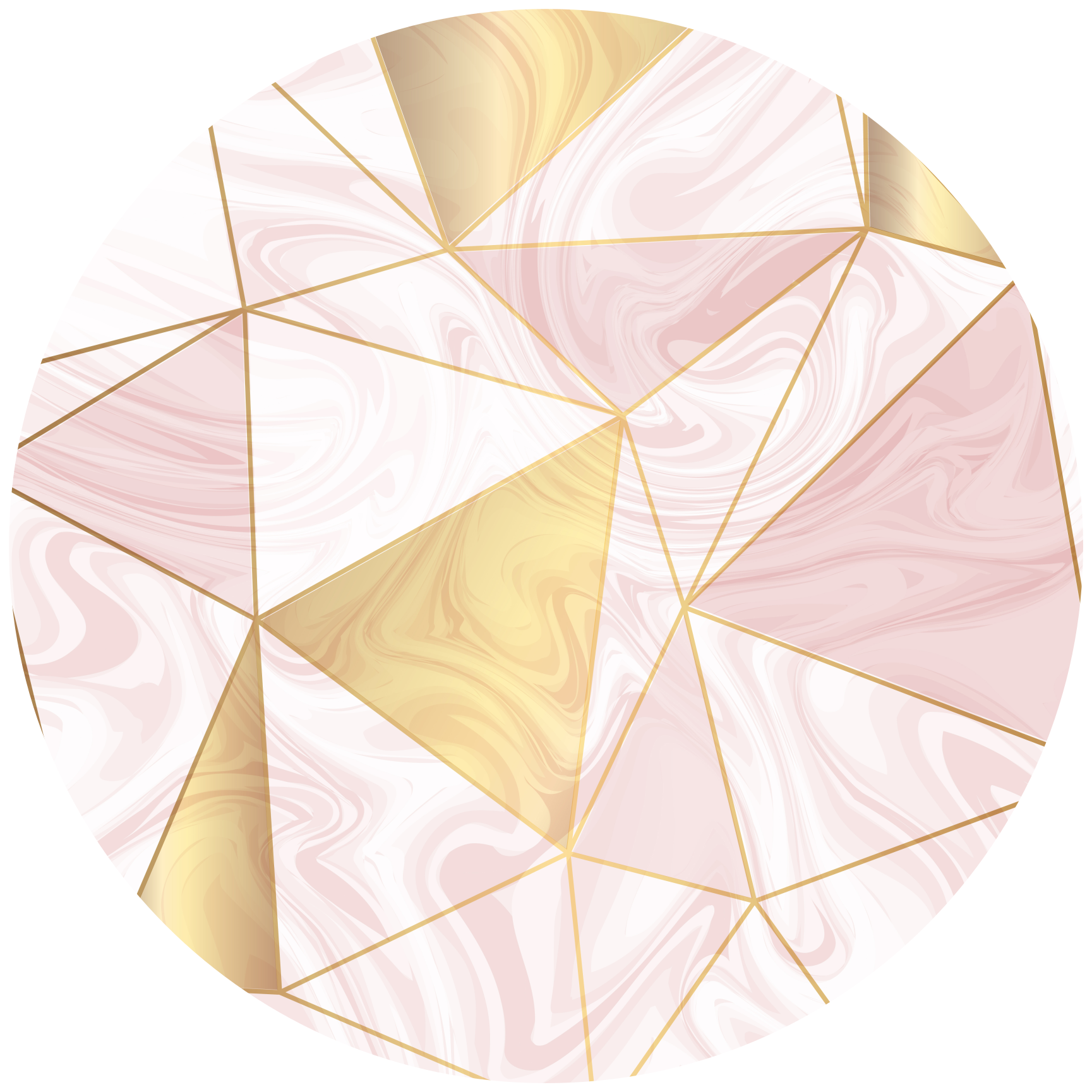 Alfombra vinílica geométrica mosaico geométrico pastel - TenVinilo