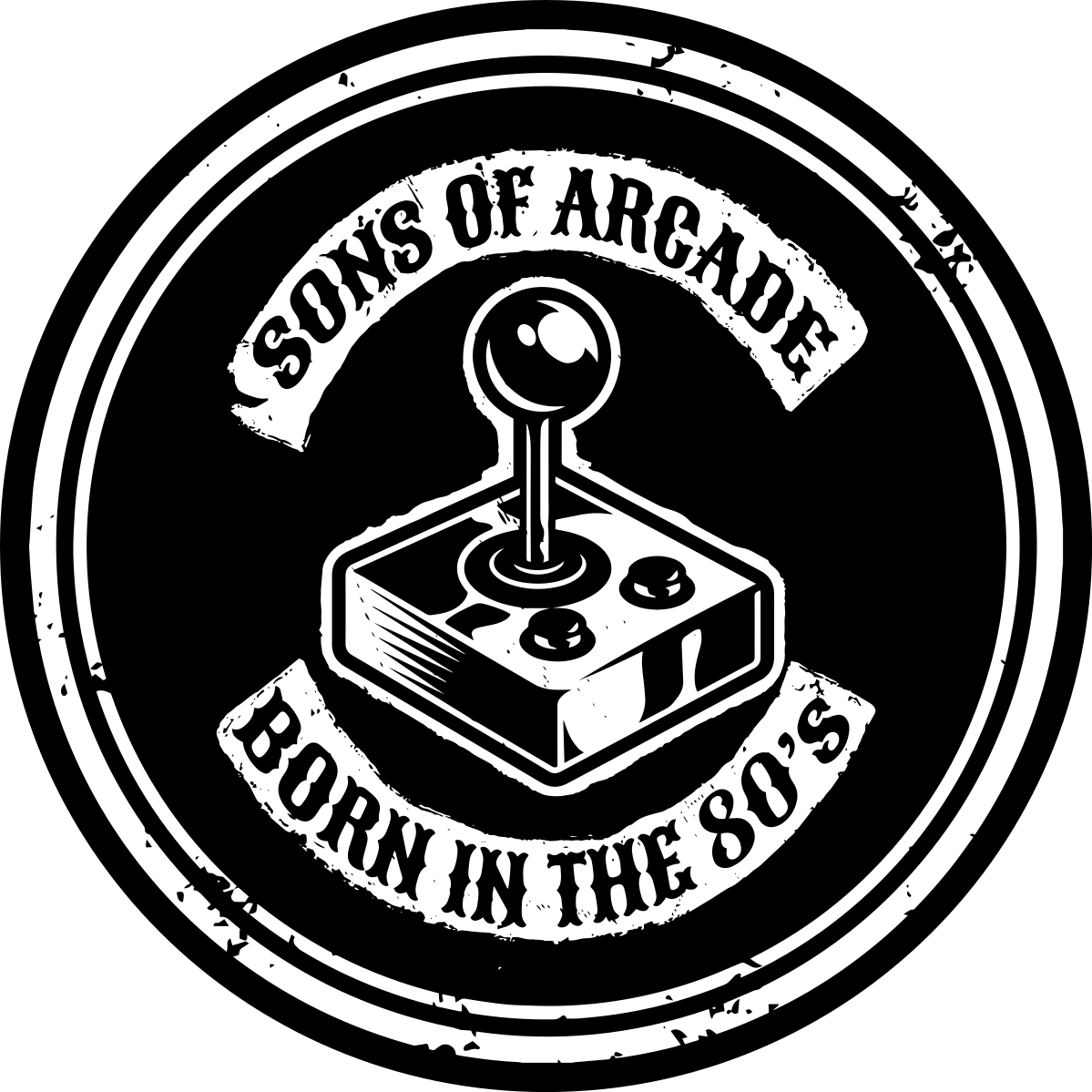 Alfombra vinílica con frase Hijos de los 80 - TenVinilo