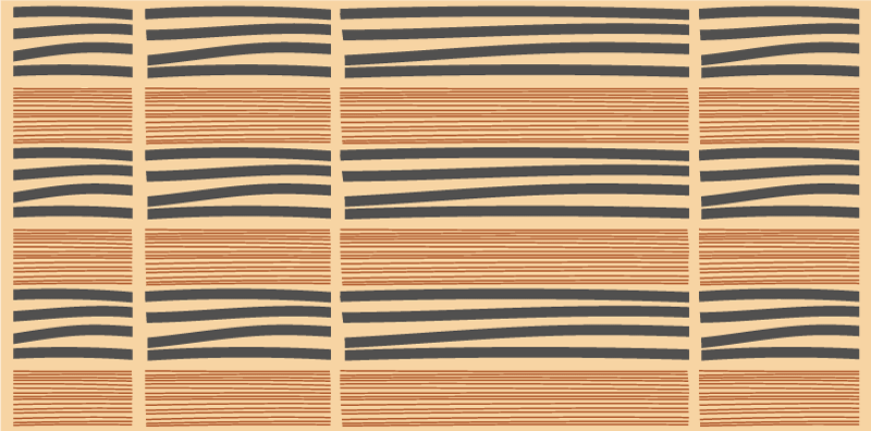 Alfombra vinílica dormitorio elegancia de rayas en capas - TenVinilo