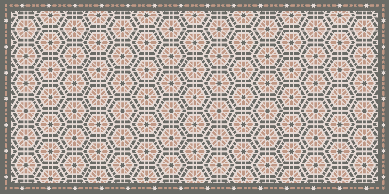 Alfombra vinilo azulejos patrón gótico portuguésPatrón gótico esp - TenVinilo