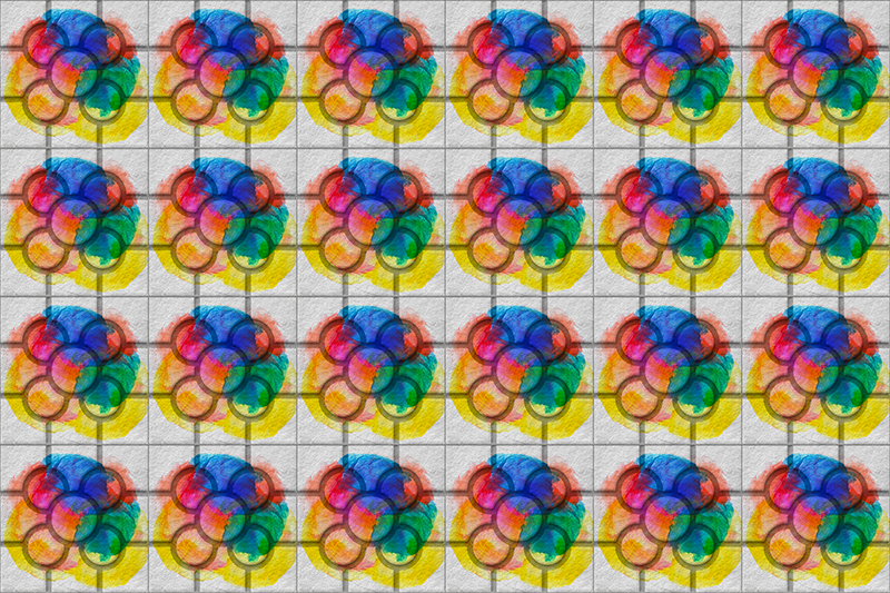 Alfombra de vinilo vintage los azulejos de las calles de Bilbao s - TenVinilo