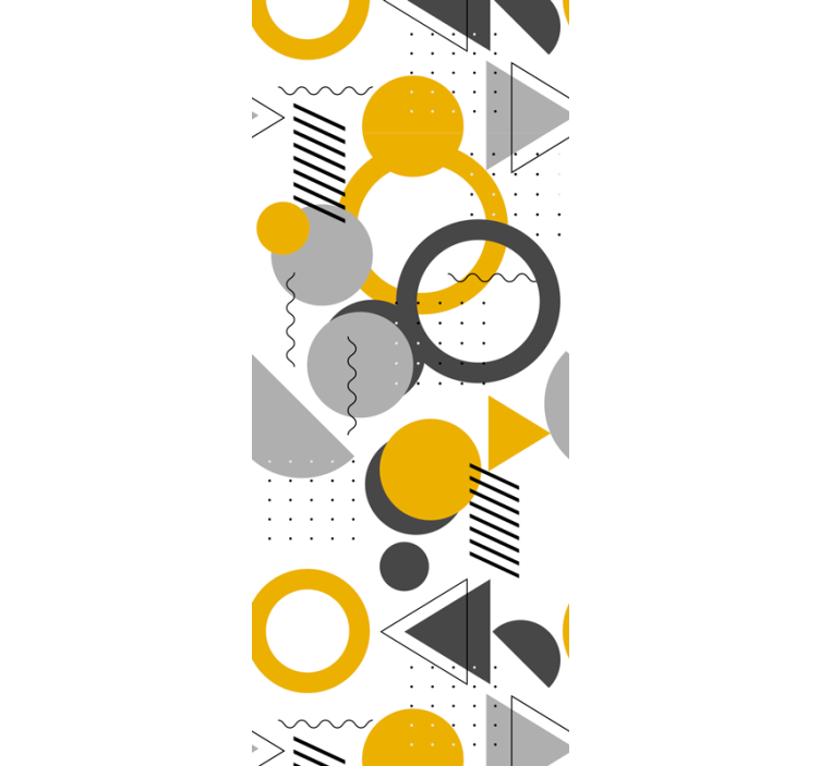 Papel tapiz círculos patrones abstractos dinámicos - TenVinilo