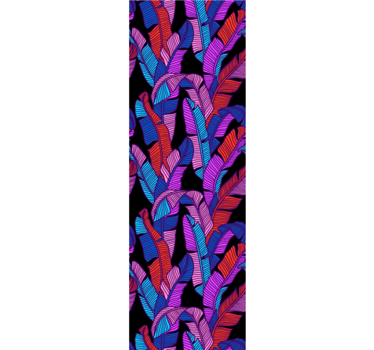 Papel tapiz floral gran motivo vibrante - TenVinilo