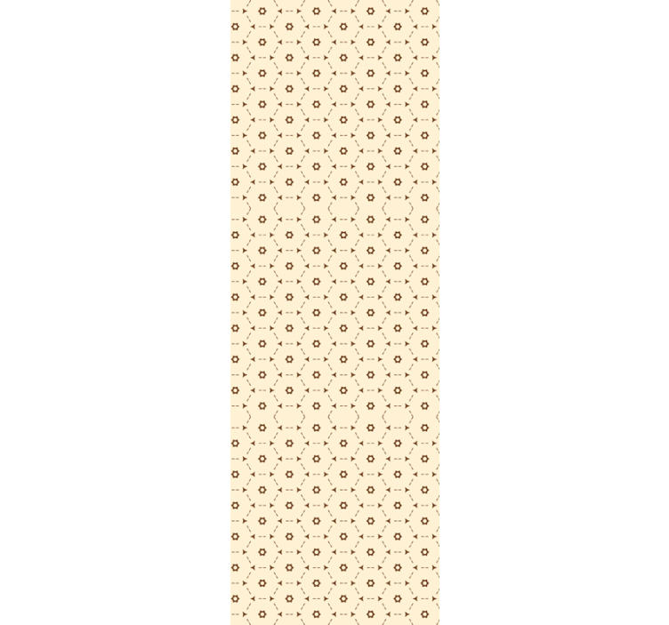 Papel tapiz floral acentos florales geométricos - TenVinilo