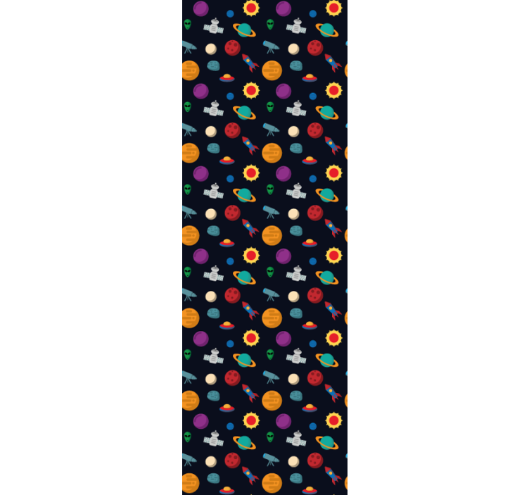 Papel tapiz estrellas escena de aventura cósmica - TenVinilo