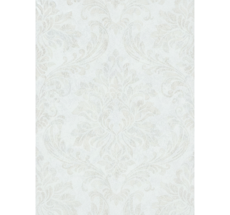 Papel tapiz para sala patrón floral damasco - TenVinilo