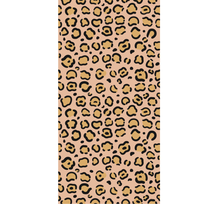 Papel tapiz para recámara leopardo pastel print - TenVinilo