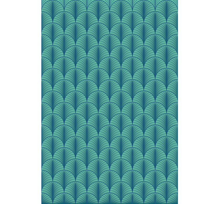 Papel tapiz para recámara verde azulado - TenVinilo