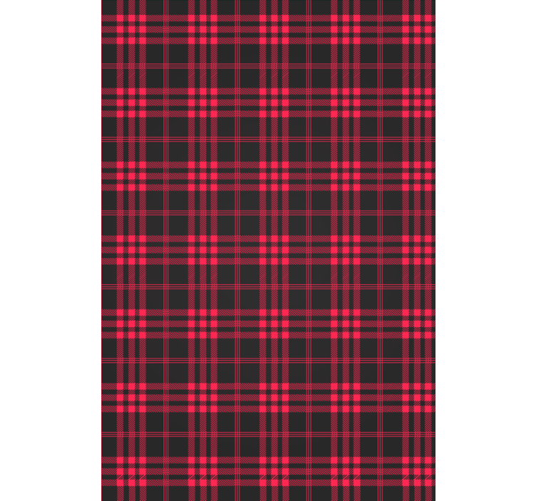 Papel tapiz navidad patrón de tartan navideño - TenVinilo