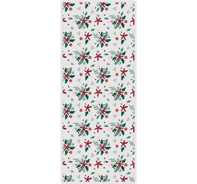 Papel tapiz navidad hermoso patrón navideño - TenVinilo