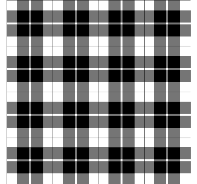 Papel tapiz pasillo cuadrados gris oscuro y claro - TenVinilo