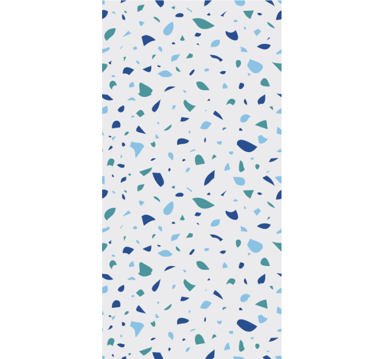 Papel tapiz textura tonos azules terrazzo - TenVinilo