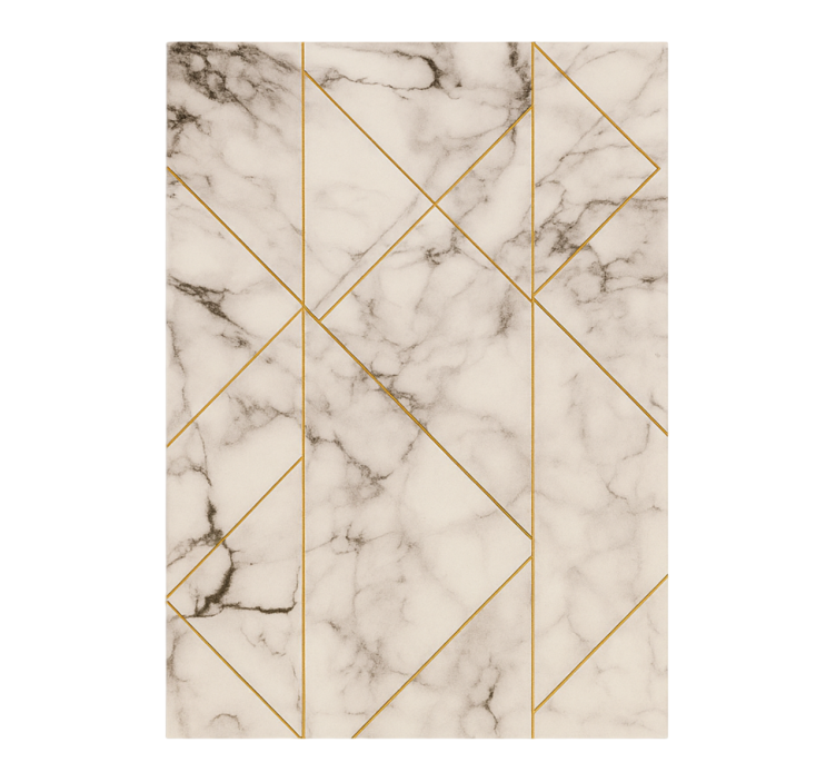Papel tapiz mármol diseño elegante en cuadrícula - TenVinilo