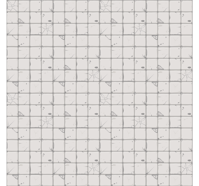 Papel tapiz azulejos gris claro envejecido - TenVinilo