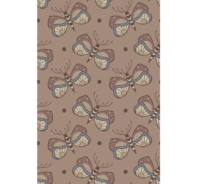 Papel tapiz mariposas inspirador vintage ganador - TenVinilo