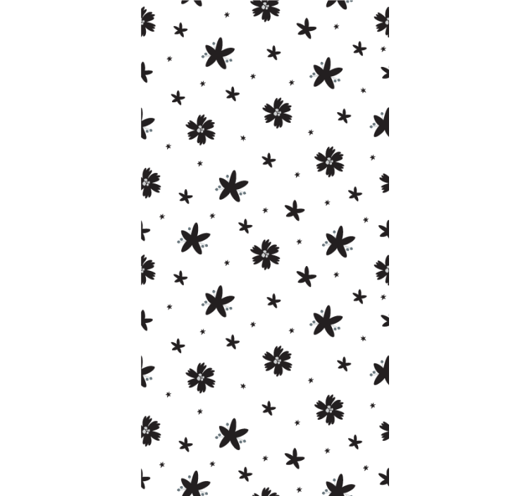 Papel tapiz pasillo diseño en blanco y negro - TenVinilo