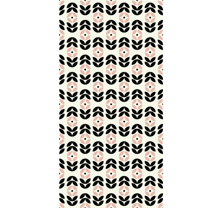 Papel tapiz pasillo repetición geométrica beige - TenVinilo