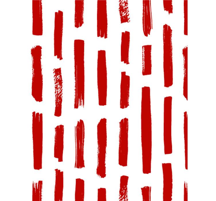 Papel tapiz para sala rayas rojas y blancas - TenVinilo