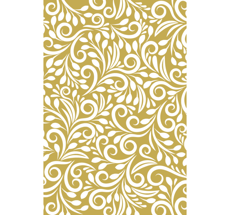Papel tapiz moderno patrón dorado - TenVinilo