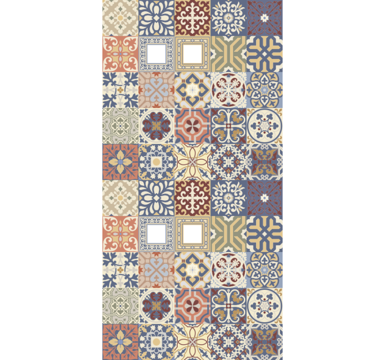 Papel tapiz cocina hidráulico multicolor - TenVinilo